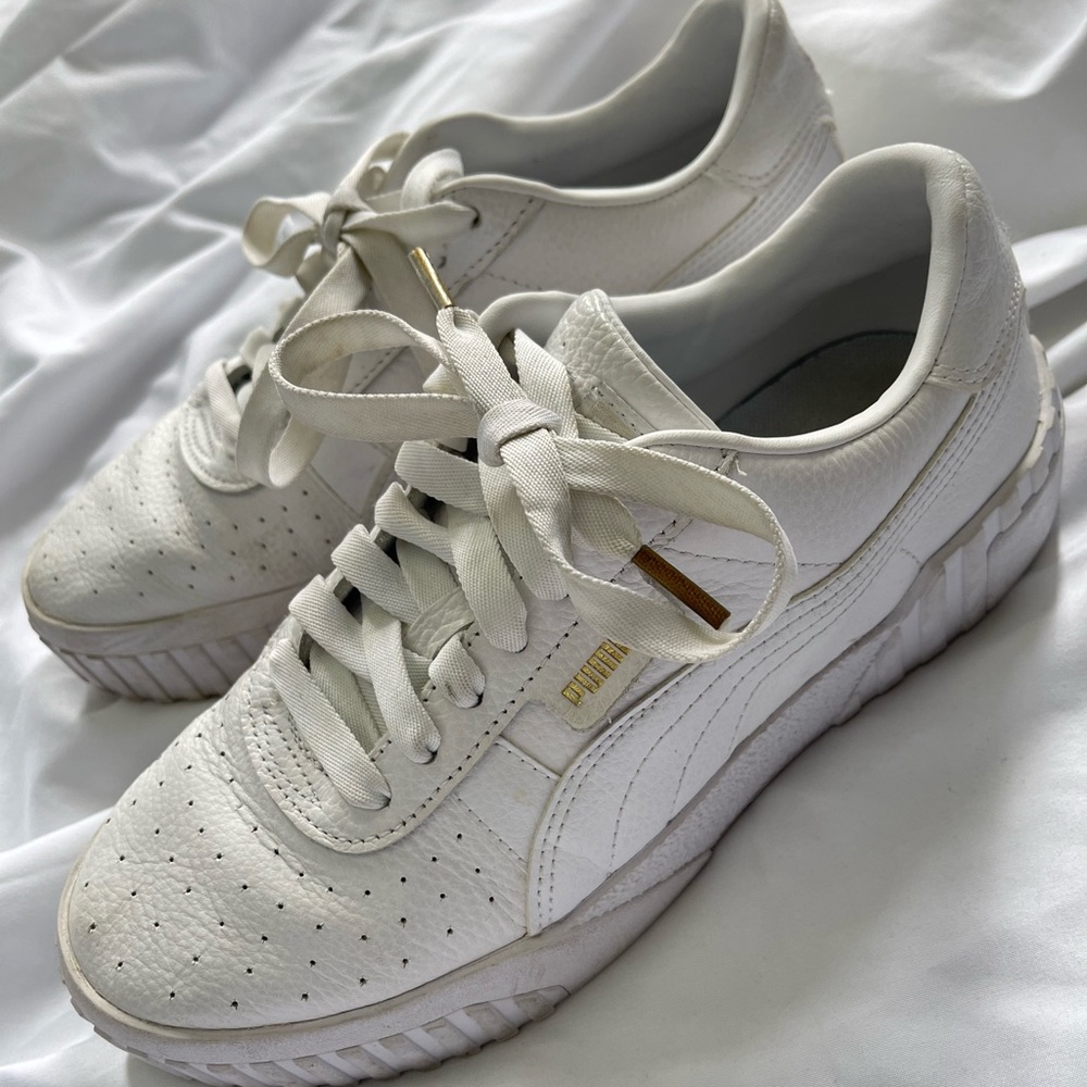 White Puma Cali Sneakers